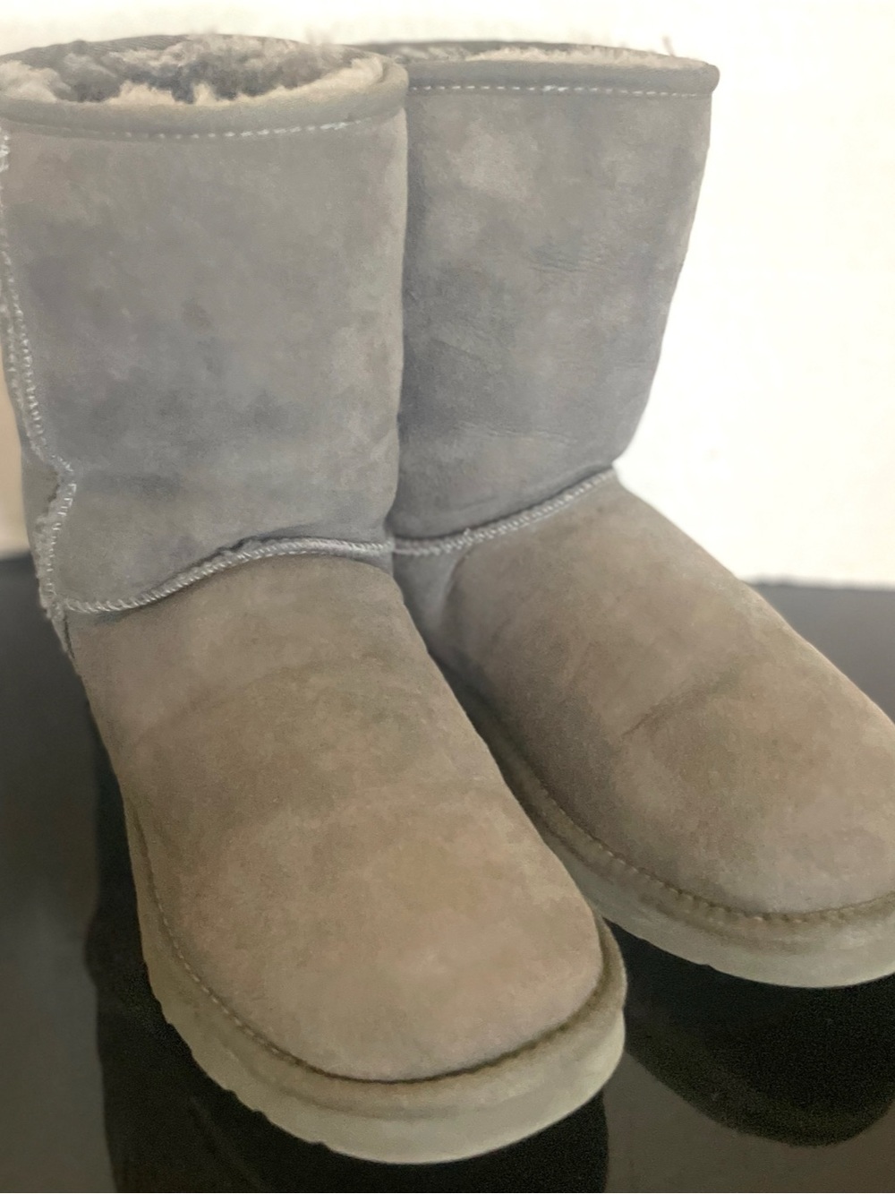 UGG Women's Classic Short Boots - Gray - US Size 9